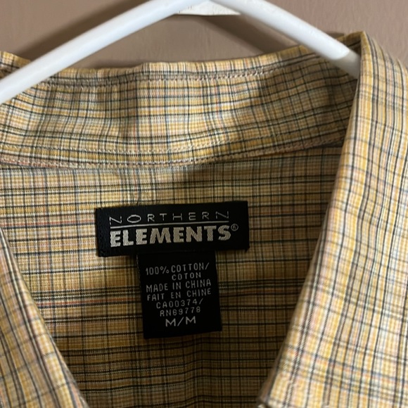 Short sleeve button down shirt cotton B1 - Picture 3 of 4